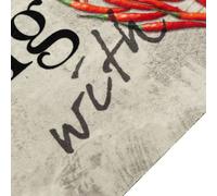 Berkfield Home Kitchen Rug Washable Peper Cooking 45x150 cm Velvet in Grey Berkfield Home Grey 45x150 cm