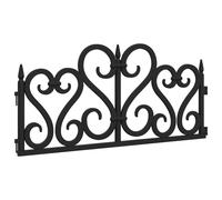Berkfield Home Lawn Edgings 17 pcs Black 10 m PP Berkfield Home Black