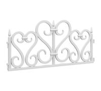 Berkfield Home Lawn Edgings 17 pcs White 10 m PP Berkfield Home White
