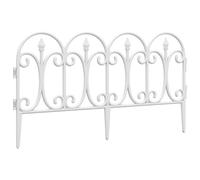 Berkfield Home Lawn Edgings 17 pcs White 10 m PP Berkfield Home White