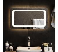 Berkfield Home LED Bathroom Mirror 70x40 cm in Clear Berkfield Home Clear 70x40 cm