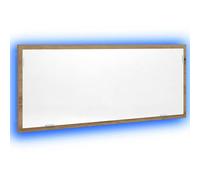 Berkfield Home LED Bathroom Mirror Artisan Oak 100x8.5x37 cm Engineered Wood in Brown Berkfield Home Brown 100x8.5x37 cm