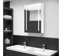 Berkfield Home LED Bathroom Mirror Cabinet Shining White 50x13x70 cm | Size: 50 x 13 x 70 cm Berkfield Home White 50 x 13 x 70 cm