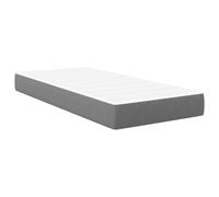 Berkfield Home Light Grey Medium Pocket Spring Mattress - 90x200x20 cm Fabric | Size: 90 x 200 x 20 cm Berkfield Home Multicolor 90 x 200 x 20 cm