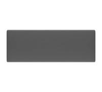 Berkfield Home Luxury Basin Overflow Square Matt Dark Grey 41x41 cm Ceramic Berkfield Home Grey 41x41 cm