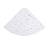 Berkfield Home Luxury Christmas Tree Skirt White 90 cm Faux Berkfield Home White
