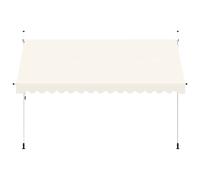 Berkfield Home Manual Retractable Awning 400 cm Cream Berkfield Home Cream