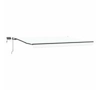Berkfield Home Manual Retractable Awning with LED White 400x350 cm Berkfield Home White 400x350 cm