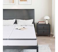 Berkfield Home Mattresses 2 pcs White, Grey 80 x 200 cm Knitted fabric Berkfield Home Multicolor 80 x 200 cm