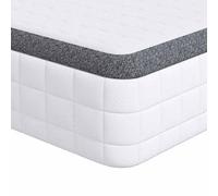 Berkfield Home Mattresses White, Grey 90 x 200 cm Knitted fabric in White Berkfield Home White 90 x 200 cm
