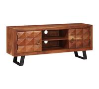 Berkfield Home Media Storage Cabinets & Racks Brown Solid acacia wood Berkfield Home Brown