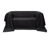 Berkfield Home Micro-suede Couch Slipcover Anthracite 210 x 280 cm in Black Berkfield Home Black 210 x 280 cm