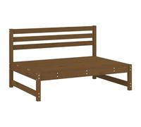 Berkfield Home Middle Sofa Honey Brown 120x80 cm Solid Wood Pine Berkfield Home Brown 120x80 cm