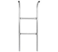 Berkfield Home Modern 2-Step Trampoline Ladder Steel Silver 102.6 cm Berkfield Home Silver