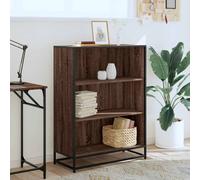 Berkfield Home Modern Book Cabinet Brown Oak 80.5x35x107.5 cm Engineered Wood Berkfield Home Brown 80.5x35x107.5 cm