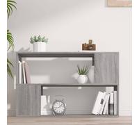 Berkfield Home Modern Book Cabinet Grey Sonoma 100x24x63 cm Engineered Wood | Size: 100 x 24 x 63 cm Berkfield Home Grey 100 x 24 x 63 cm