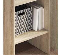 Berkfield Home Modern Book Cabinet Sonoma Oak 40x35x180 cm Engineered Wood in Light Tan | Size: 40 x 35 x 180 cm Berkfield Home Light Tan 40 x 35 x 180 cm