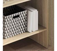 Berkfield Home Modern Book Cabinet Sonoma Oak 60x35x180 cm Engineered Wood in Light Tan | Size: 60 x 35 x 180 cm Berkfield Home Light Tan 60 x 35 x 180 cm