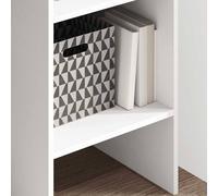 Berkfield Home Modern Book Cabinet White 40x35x180 cm Engineered Wood | Size: 40 x 35 x 180 cm Berkfield Home White 40 x 35 x 180 cm