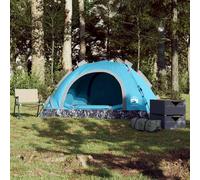 Berkfield Home Modern Camping Tent 2-Person Blue Quick Release Berkfield Home Blue