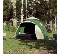 Berkfield Home Modern Camping Tent Dome 3-Person Green Quick Release Berkfield Home Green