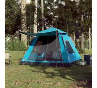 Berkfield Home Modern Camping Tent Dome 5-Person Blue Quick Release Berkfield Home Blue