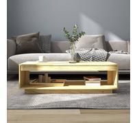 Berkfield Home Modern Coffee Table 110x50x33.5 cm Solid Pinewood in Natural Berkfield Home Natural 110x50x33.5 cm