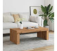 Berkfield Home Modern Coffee Table Artisan Oak 102x50x35 cm Engineered Wood in Brown | Size: 102 x 50 x 35 cm Berkfield Home Brown 102 x 50 x 35 cm