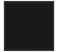 Berkfield Home Modern Coffee Table Black with Black Glass 40x40x50 cm | Size: 40 x 40 x 50 cm Berkfield Home Black 40 x 40 x 50 cm