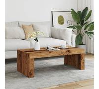 Berkfield Home Modern Coffee Table Old Wood 102x50x35 cm Engineered Wood in Brown | Size: 102 x 50 x 35 cm Berkfield Home Brown 102 x 50 x 35 cm