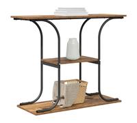 Berkfield Home Modern Console Table Old wood 101 x 35 x 80.5 cm Engineered wood in Brown Berkfield Home Brown 101 x 35 x 80.5 cm