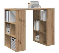 Berkfield Home Modern Corner Desk Artisan oak Engineered wood Medium Sleek in Brown Berkfield Home Brown