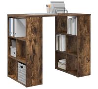 Berkfield Home Modern Corner Desk Smoked oak Engineered wood Medium Corner Desk in Brown Berkfield Home Brown