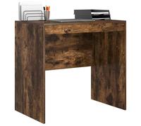 Berkfield Home Modern Desk Smoked Oak 80x50x76 cm Engineered Wood in Brown | Size: 80 x 50 x 76 cm Berkfield Home Brown 80 x 50 x 76 cm
