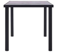 Berkfield Home Modern Dining Table Black & Concrete Grey 160x80x75 cm MDF | Size: 160 x 80 x 75 cm Berkfield Home Black 160 x 80 x 75 cm