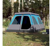 Berkfield Home Modern Family Tent Dome 10-Person Blue Quick Release Berkfield Home Blue