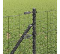 Berkfield Home Modern Fence Posts 52 pcs Grey √ò32 mm 120 cm Galvanised Steel Berkfield Home Grey