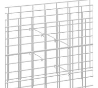 Berkfield Home Modern Gabion Hooks 50 pcs Galvanised Steel 15 cm in Silver Berkfield Home Silver