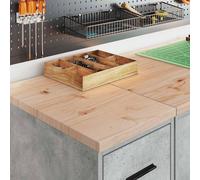 Berkfield Home Modern Garage Cabinets 2 pcs Concrete Grey Engineered Wood Berkfield Home Grey