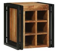 Berkfield Home Modern Wine Rack 34.5x35x39 cm Solid Wood Acacia in Brown Berkfield Home Brown 34.5x35x39 cm