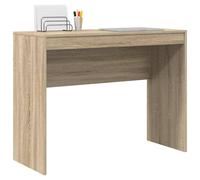 Berkfield Home Modern Writing Desk Sonoma oak Engineered wood 100 x 40 x 76 cm Simple in Light Tan Berkfield Home Light Tan 100 x 40 x 76 cm