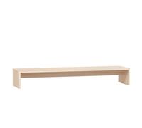 Berkfield Home Monitor Stand 100x27x15 cm Solid Wood Pine in Light Brown | Size: 100 x 27 x 15 cm Berkfield Home Light Brown 100 x 27 x 15 cm