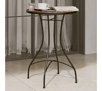 Berkfield Home Mosaic Bistro Table Terracotta & White √ò50x70 cm Ceramic in Orange | Size: 50x70 cm Berkfield Home Orange 50x70 cm