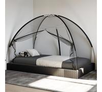 Berkfield Home Mosquito Net Mongolia with Doors 220 Mesh¬†Black¬†200x120x130 cm in Black | Size: 200 x 120 x 130 cm Berkfield Home Black 200 x 120 x 130 cm