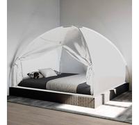 Berkfield Home Mosquito Net Mongolia with Doors 220 Mesh White 200x180x135 cm | Size: 200 x 180 x 135 cm Berkfield Home White 200 x 180 x 135 cm