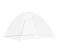 Berkfield Home Mosquito Net Mongolia with Doors 220 Mesh White 200x180x135 cm | Size: 200 x 180 x 135 cm Berkfield Home White 200 x 180 x 135 cm