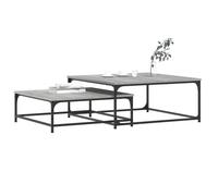 Berkfield Home Nesting Coffee Tables 2 pcs Grey Sonoma Engineered Wood Berkfield Home Grey