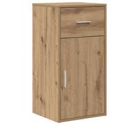 Berkfield Home Oak Storage Cabinet Artisan Oak Engineered Wood Medium in Brown Berkfield Home Brown