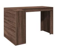 Berkfield Home Office Desk Brown Oak 123.5x73.5x75 cm Engineered Wood Berkfield Home Brown 123.5x73.5x75 cm