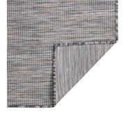 Berkfield Home Outdoor Flatweave Rug 160x230 cm Brown & Blue | Size: 100 cm diameter Berkfield Home Multicolor 100 cm diameter